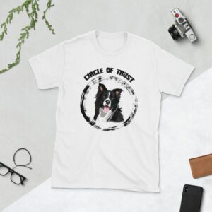 Border Collie Circle Of Trust Short Sleeve T-Shirt - Image 4