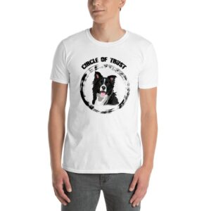 Border Collie Circle Of Trust Short Sleeve T-Shirt - Image 2