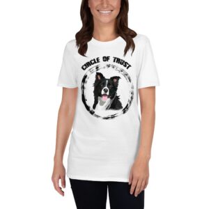 Border Collie Circle Of Trust Short Sleeve T-Shirt - Image 5