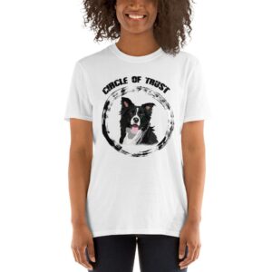 Border Collie Circle Of Trust Short Sleeve T-Shirt - Image 3