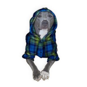 plaid pjs for dogs