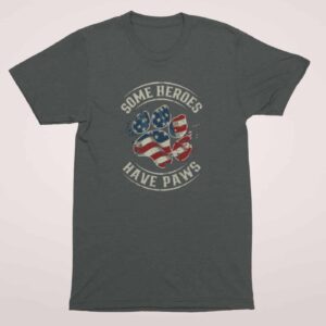 Some Heroes Have Paws Crewneck TShirt - Image 8